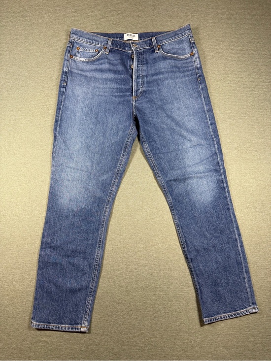 Agolde Denim - Agolde Women’s Dark Blue Slim Jeans